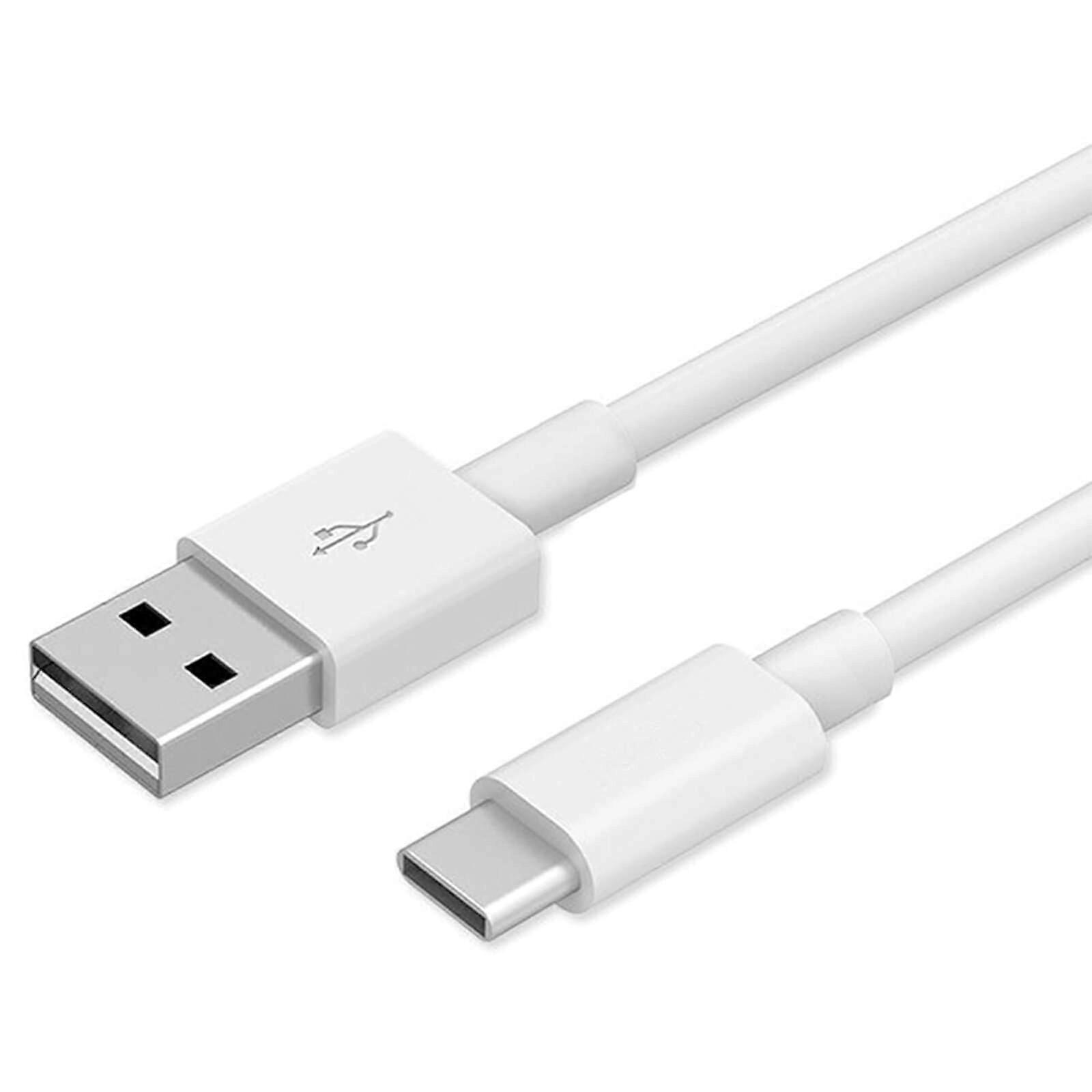USBC Fast Charging Cable 2m for Samsung Galaxy A50, Durable Reversible Connector, White