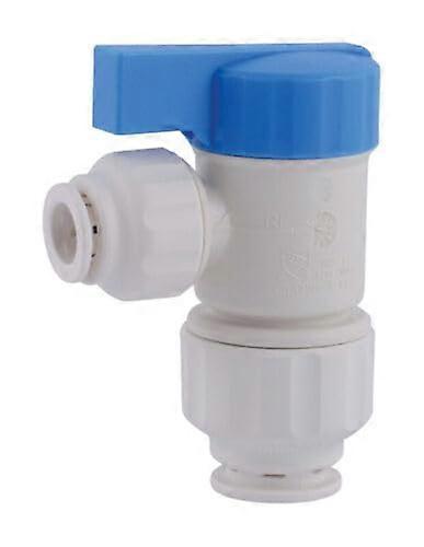 Angle Stop Valve 1/2 x 1/4 PushtoConnect Shut Off, Leak, CorrosionResistant