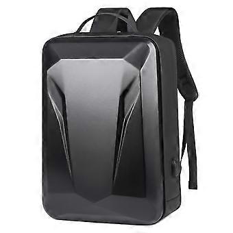Gaming-Laptop-Rucksack (17–18 Zoll), wasserdicht, Hartschale, Diebstahlsicherung, USB-Ladeanschluss, Reisetasche, Schwarz