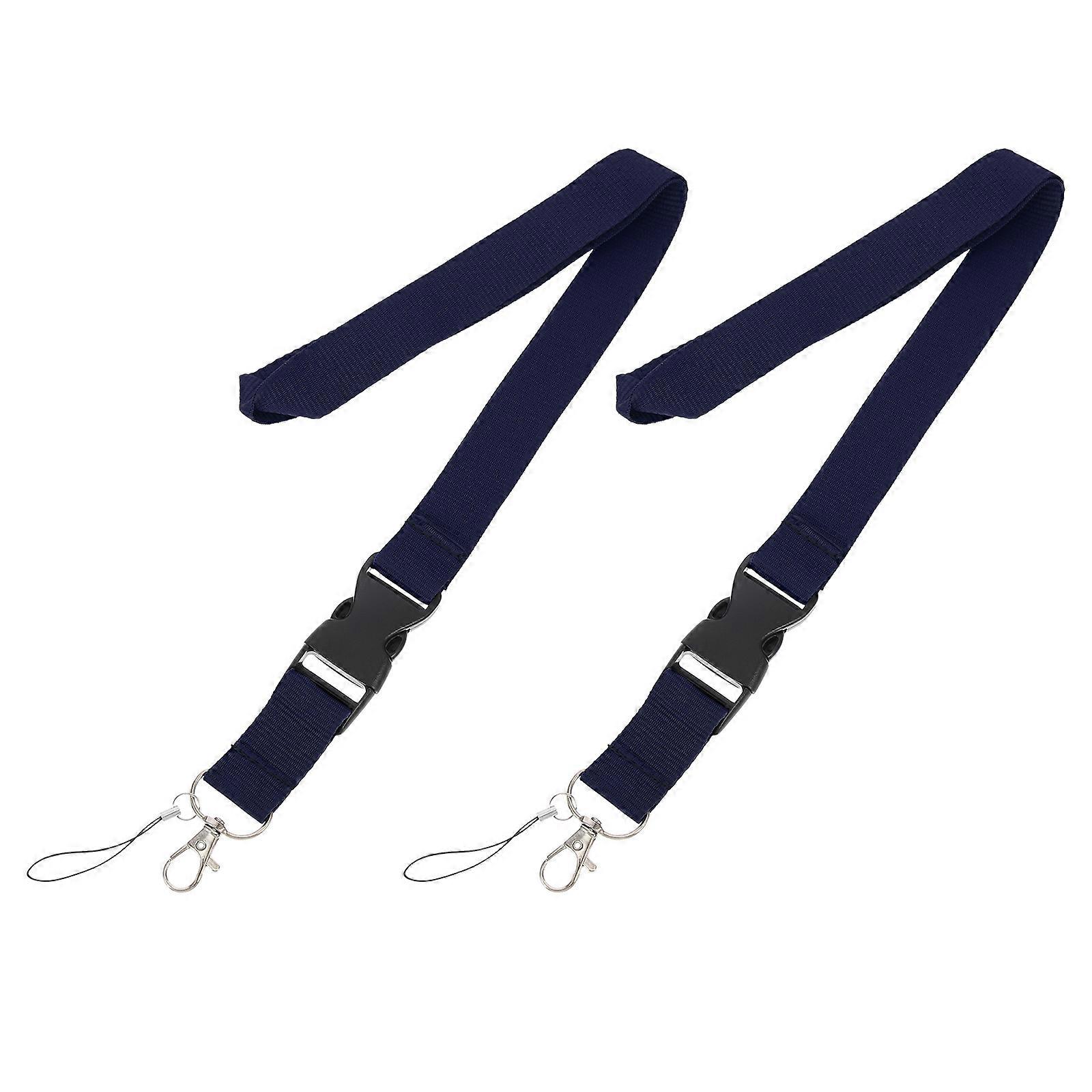 Phone Lanyard 2Pcs Key Lanyard Decorative Polyester Phone Strap