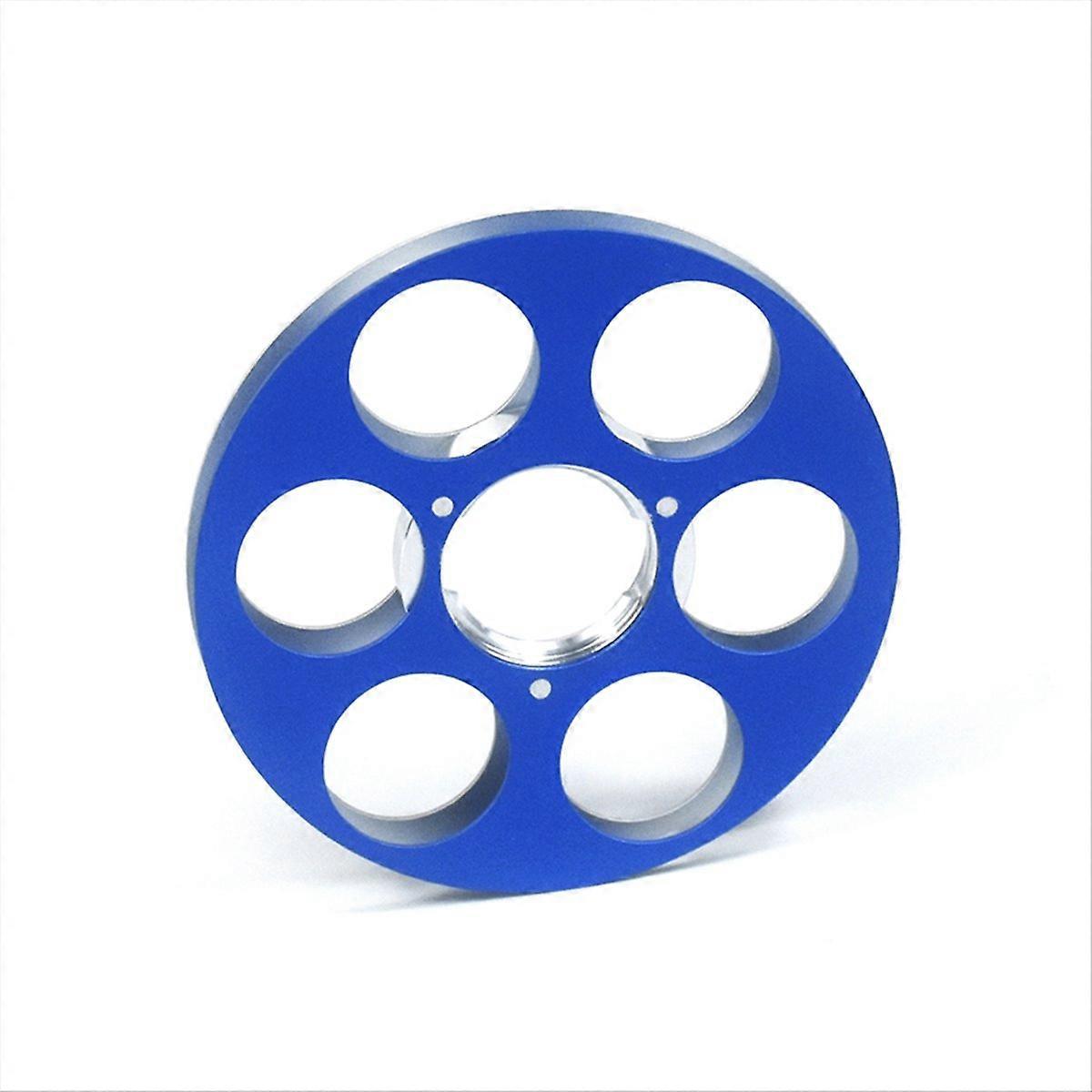 Empty Tape Reel 6 Hole Empty Takeup Reel Audio Tape Empty Blue
