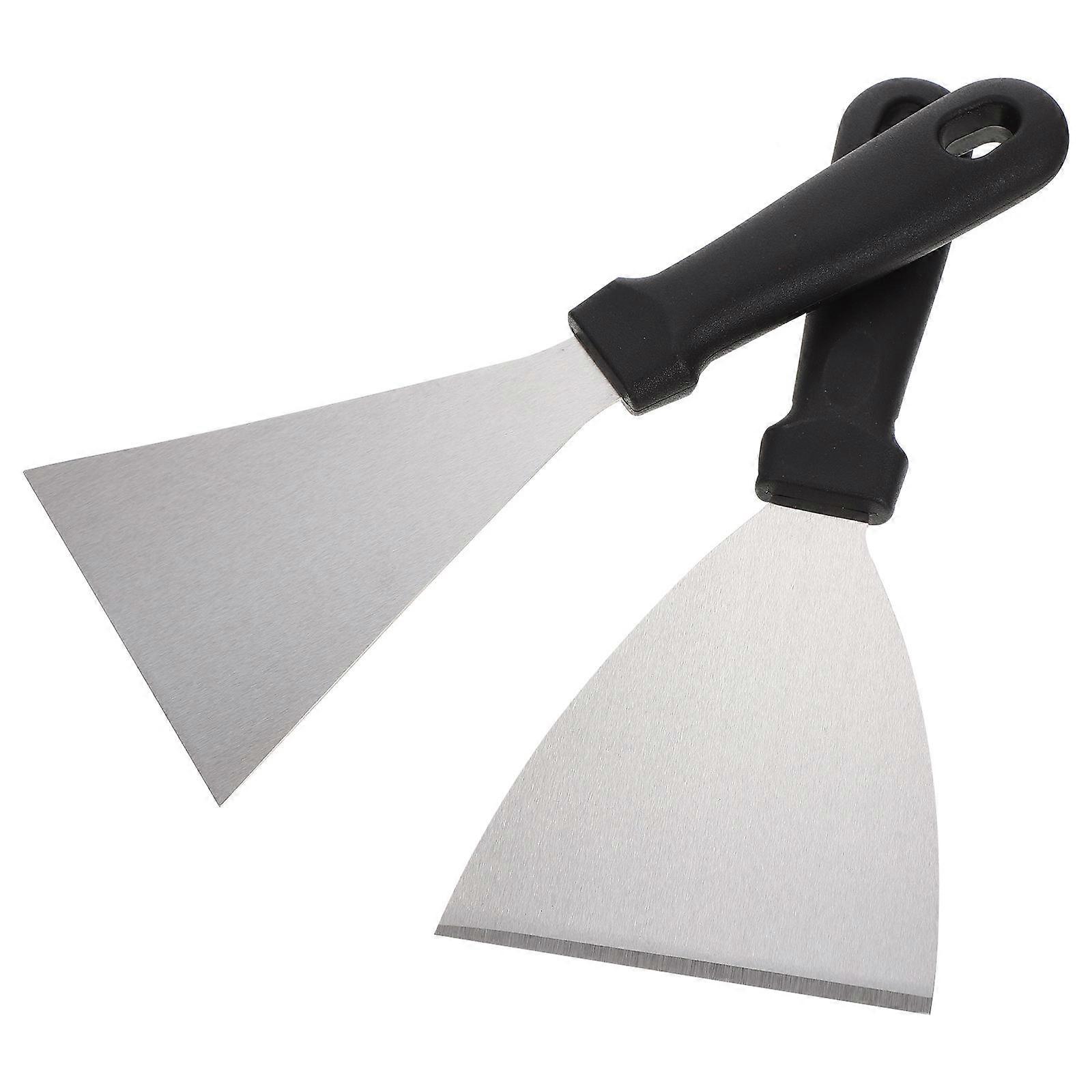 Stainless Steel Steak Spatulas for Multifunctional Kitchen Use 2Pcs Set