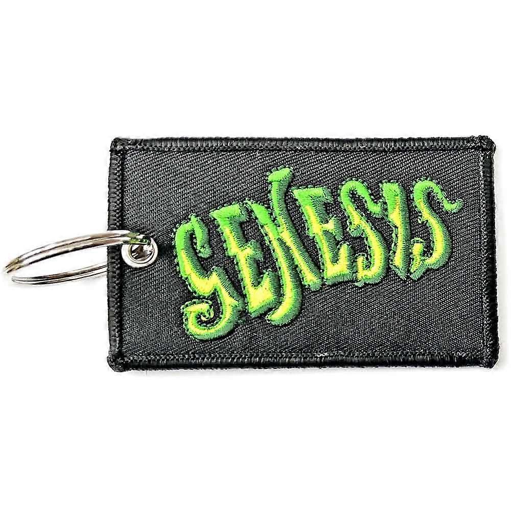 Genesis Keyring Classic Band Logo Patch Keychain