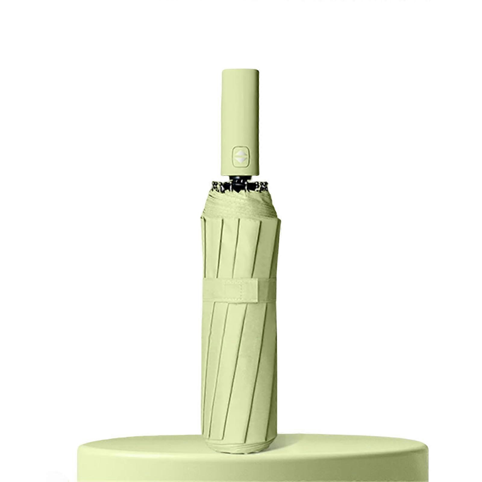 Automatic Windproof Umbrella 12Rib Large UV Resistant Canopy Fully Automatic 3Fold Design