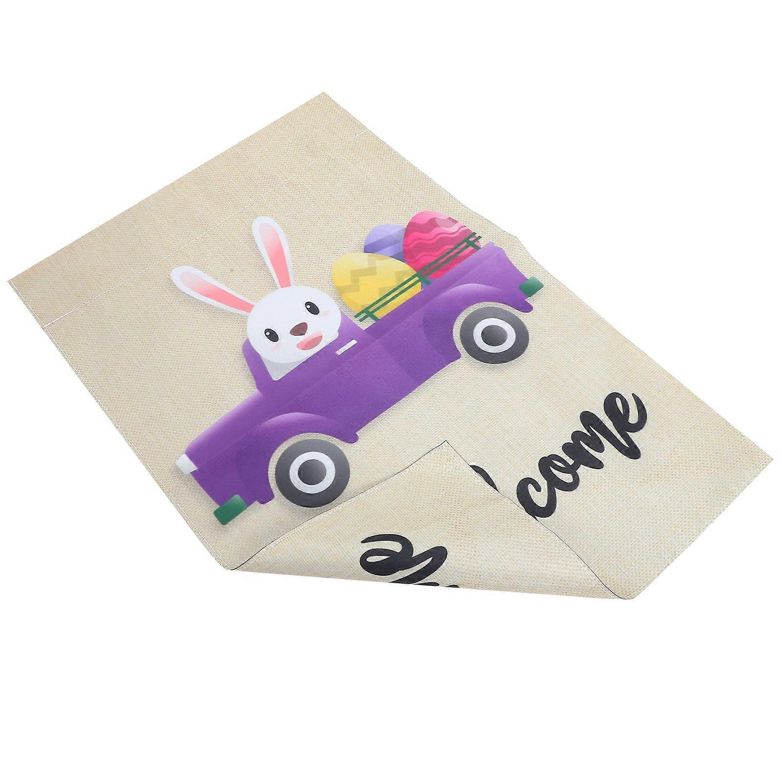 Easter Decorative Garden Flag for Yard Party Multi Polyester
