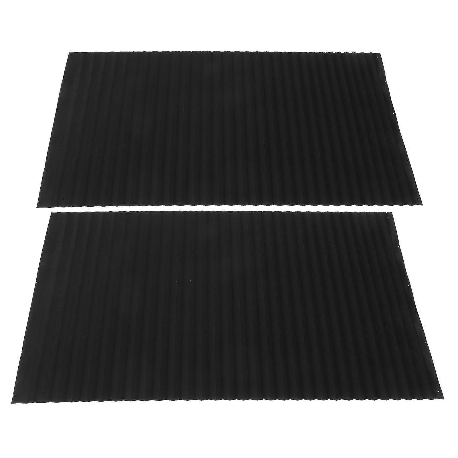 Self Adhesive Pleated Blackout Shade for Windows Blocking Light 1Set