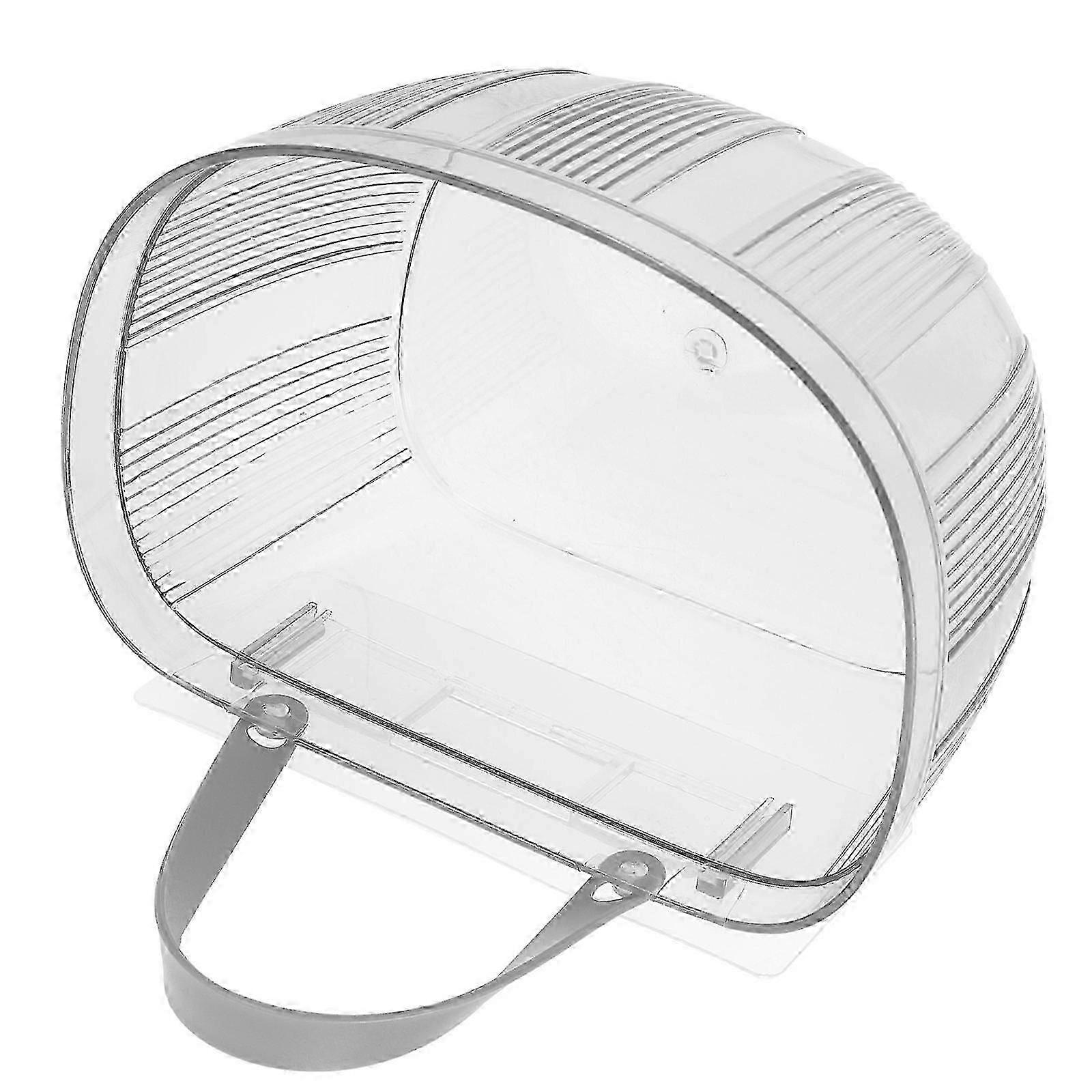 Transparent Hanging Basket for Kitchen Storage Plastic Material