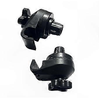 3-Piece Outdoor Swing Frame Connectors with Tilt Adjustment for Canopy and Garden Use, Durable Plastic Fittings
