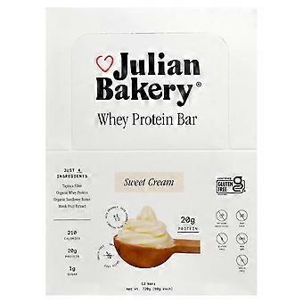 Julian Bakery, heraproteiinipatukka, makea kerma, 12 patukkaa, 60 g/kpl