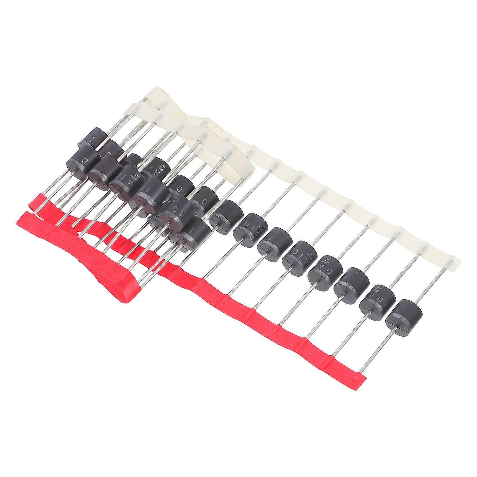 Rectifier Diodes 10a10 Silicon Axial Diodes for Stable Current Conversion 25Pcs