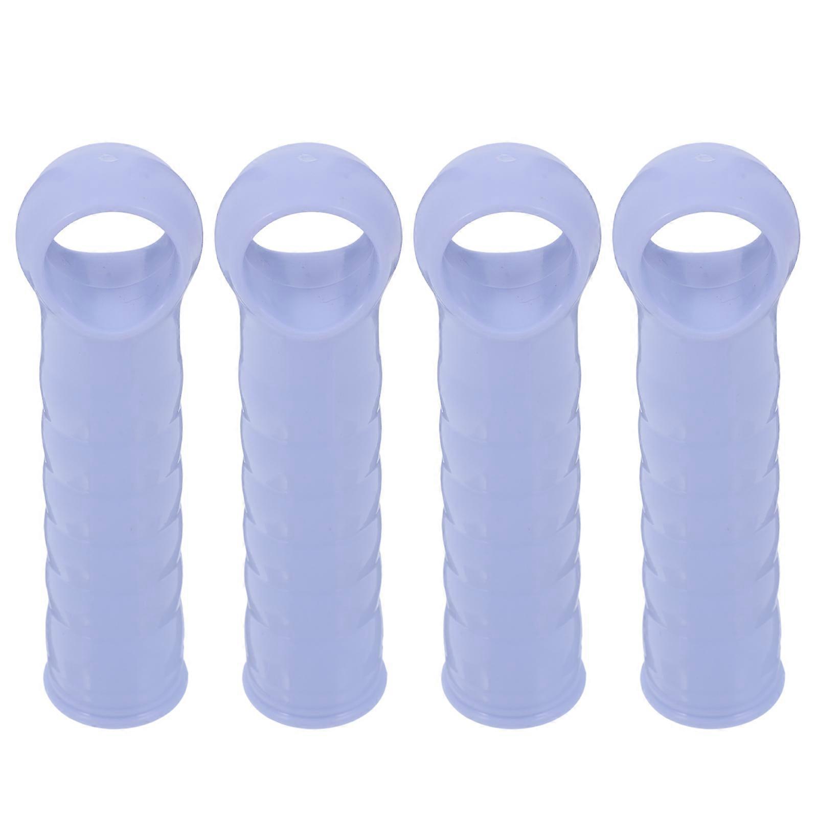 Durable Plastic Mop Handle End Cap for 4Pcs Blue Mop Rod Replacement