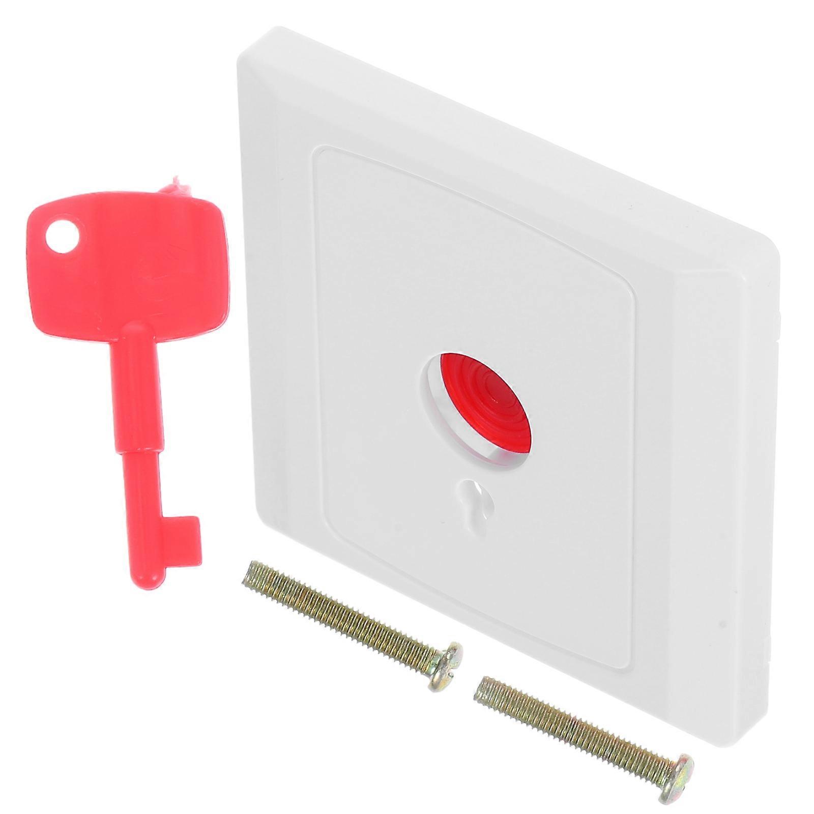 Emergency Button Manual Alarm Button Provides Quick Reset 1Set ABS