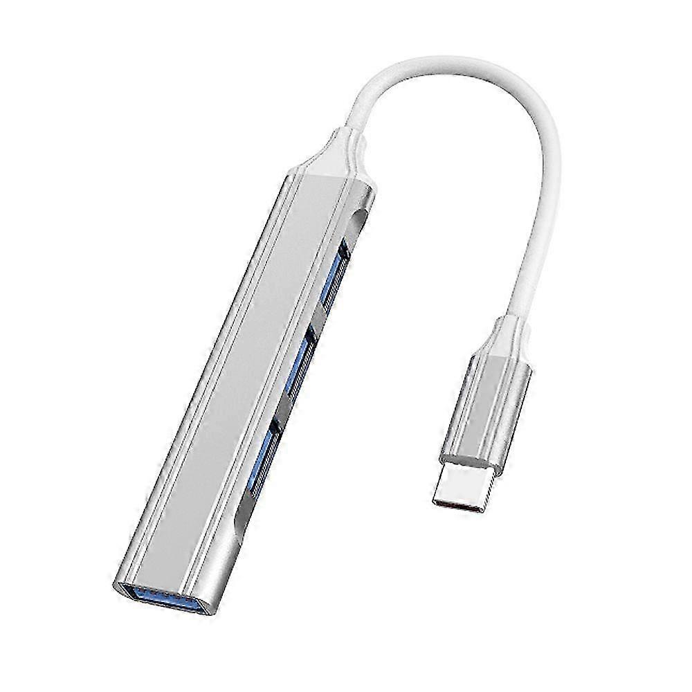 4 in 1 Multifunctional Expanded Docking, Spec: Type-C/USB-C 3.0 (Silver)