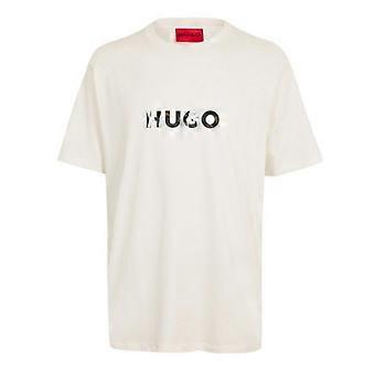 Camiseta de algodón Hugo para hombre con estampado animal y logo Dumeo