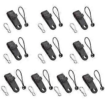 Tarp Clips Heavy Duty Lock Grip Tarp Clamps with Ball Bungee Cords Strong Tent Clips for Outdoor Camping Tarp Awnings KD