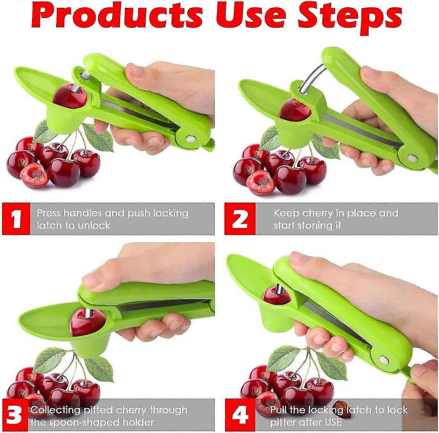Press-type Cherry Cherries Corer, Red Dates Corer, Creative Core-slicing And Seed-taking