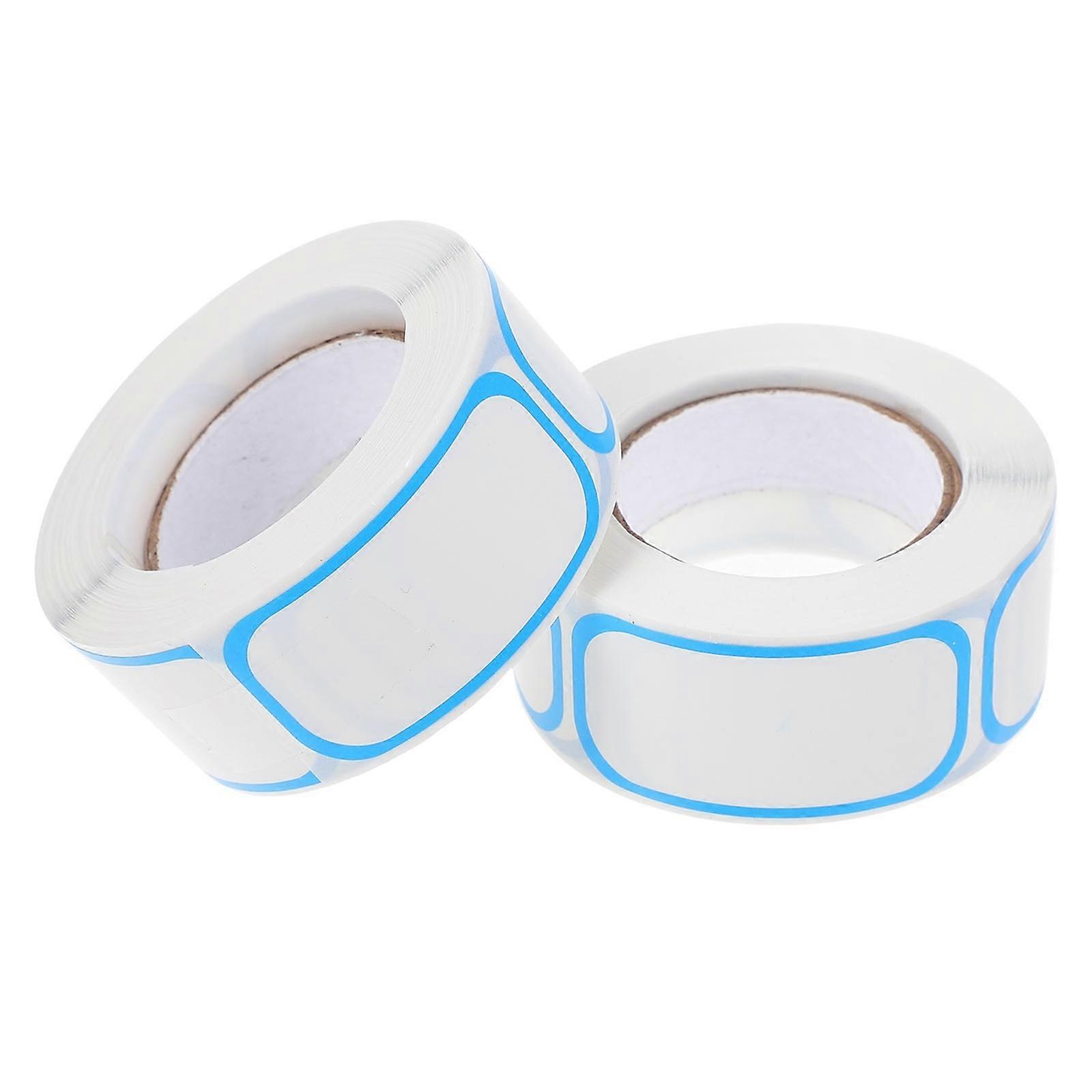 2 Rolls Multifunctional Writable Labels Self Adhesive DIY Label Stickers