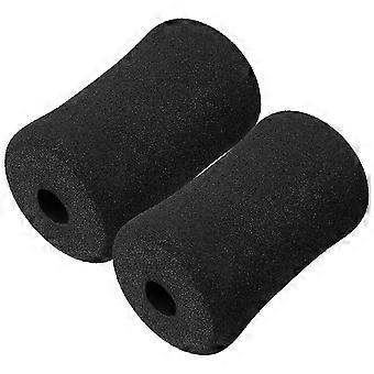 Black Foam Pads Gym Replacement Parts for Protection Covers 2Pcs