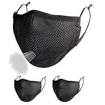 Breathable Reusable Sport Face Mask for Adults and Youth, Quick Drying, Adjustable Ear Straps