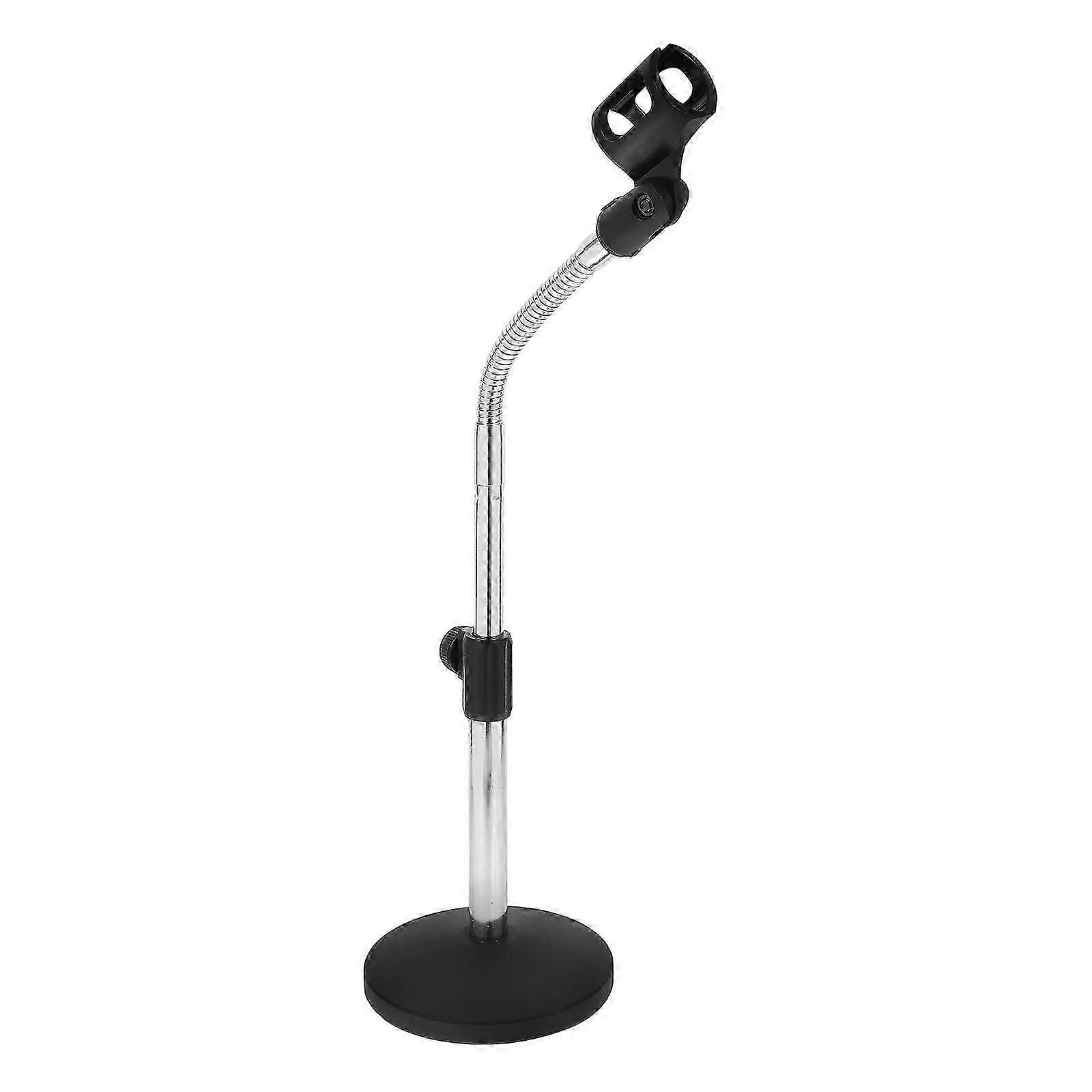 Adjustable Desktop Mic Stand with Base Adjustable Table Mic Stand Microphone Stand
