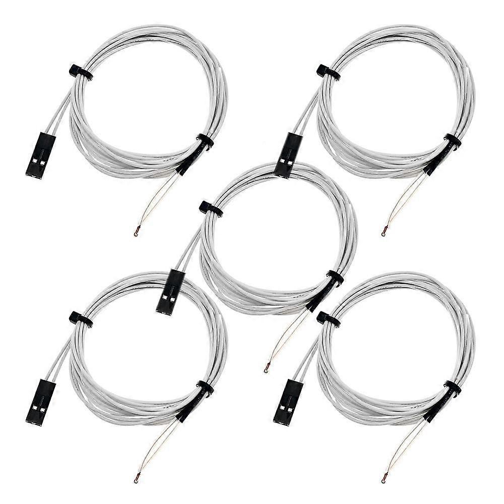 3D Printer Thermistor NTC 3950 100K Temperature Sensor for Hotend and Heated Bed, Precise Control