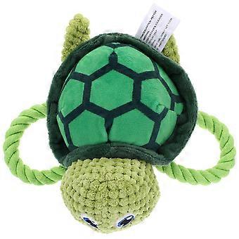 Small Dog Chewing Toy Cartoon Turtle Plush Toy for Pet Teething