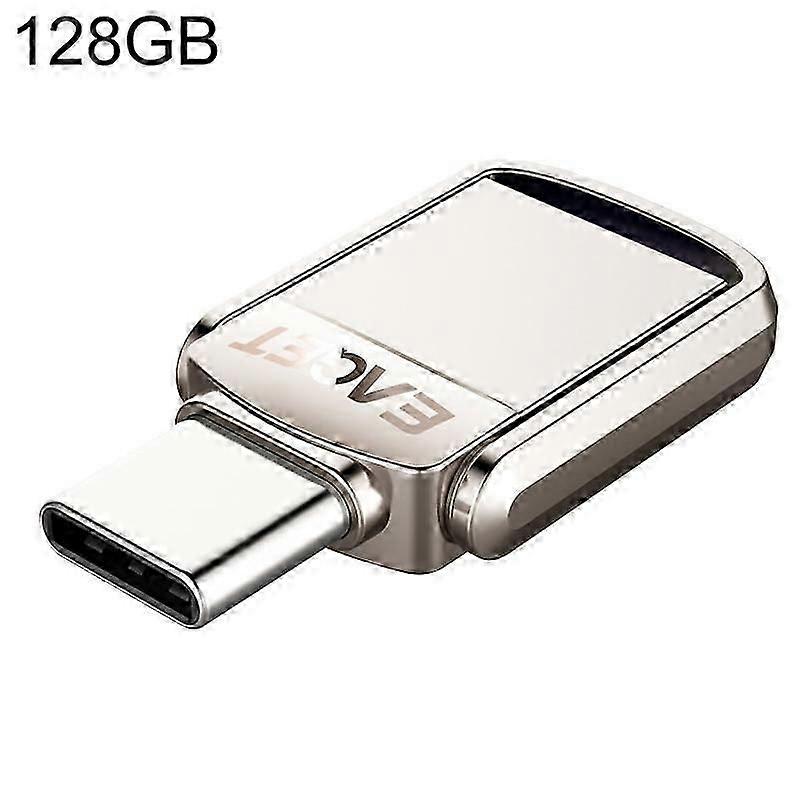 USB 3.1 + USB-C Interface Metal Twister Flash U Disk, Standard 128G
