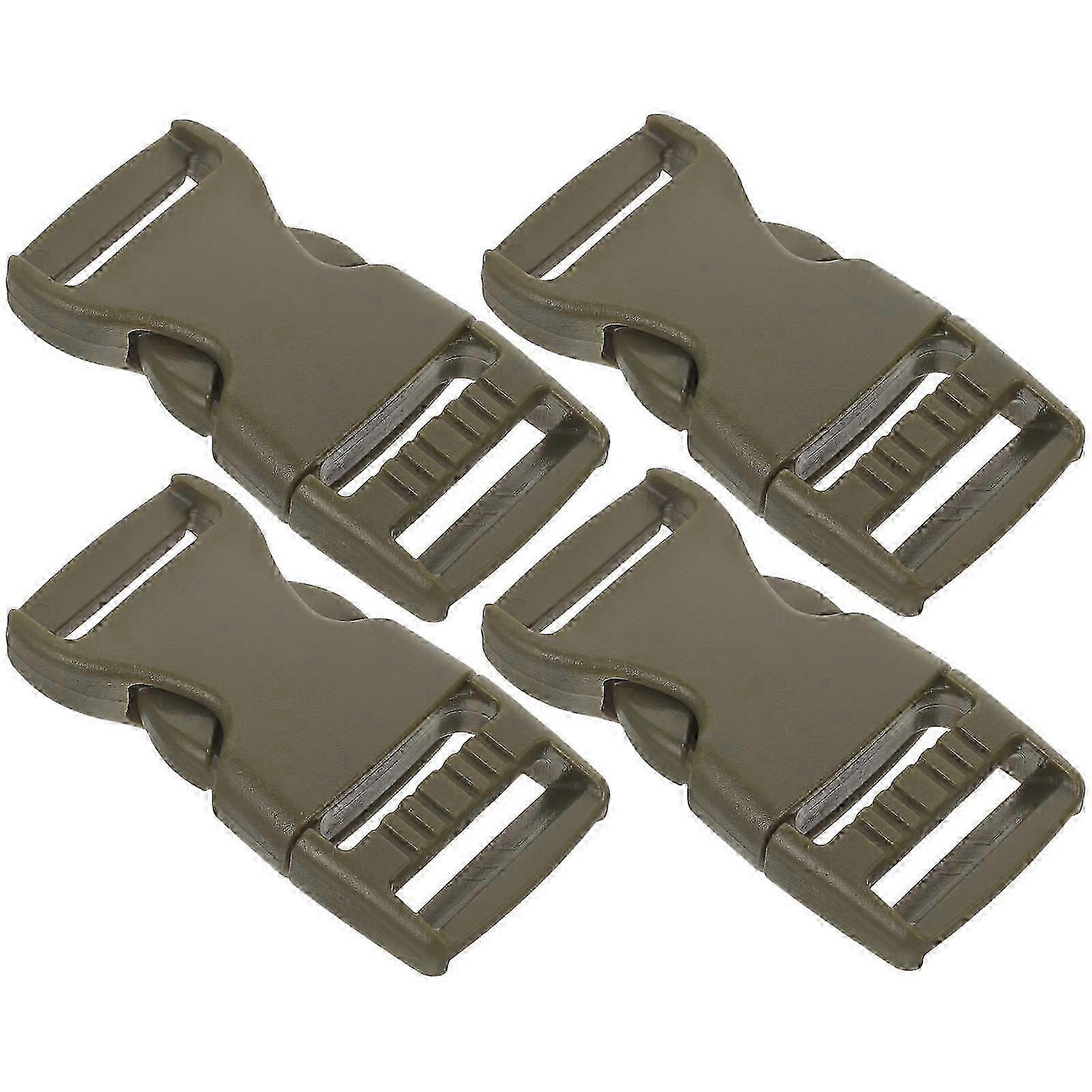 Quick Side Release Buckle Backpack Buckle Replacements For Men Women Rectangular 4Pcs