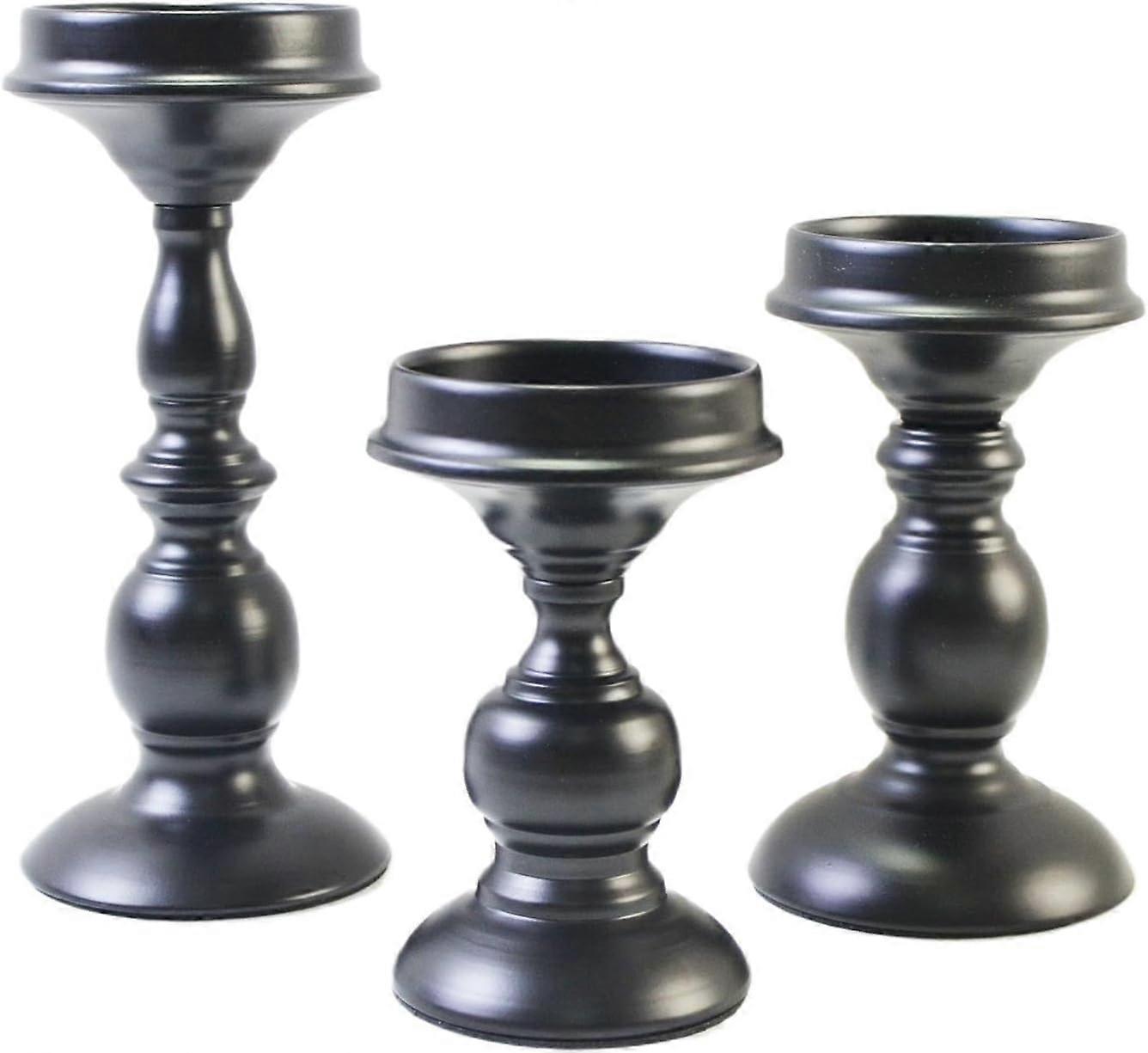 Halloween Chandelier Candlesticks Table Decor | 3-Piece Home Decor Set