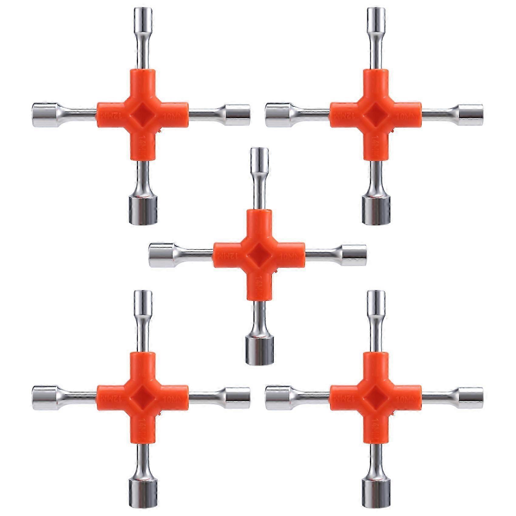 Multi-Function Spanner Multi- Outer Hexagon Tool Bike Repair Tools Portable Three Hexagonal Internal Wrench OCD