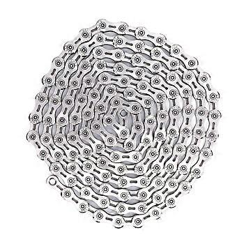 12 Speed Bike Chain Half Hollow Extra Lightweight Mountain Bike Road Chain with 2 Chain Connector Electrosilvering