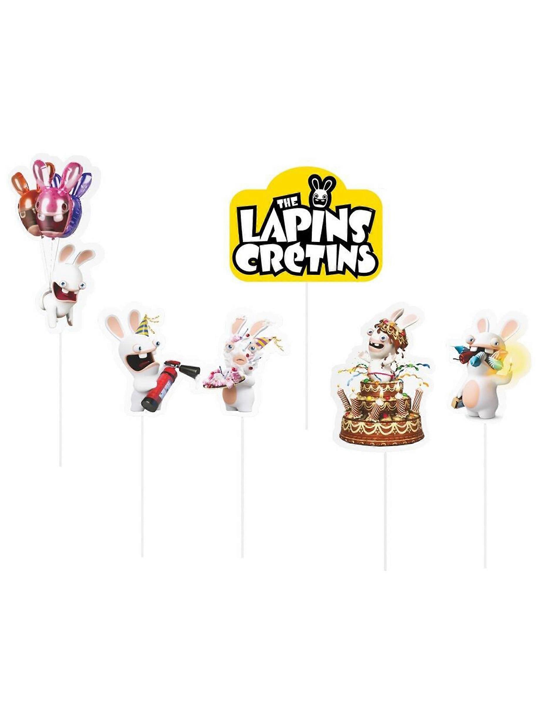 Raving Rabbids Cake Picks