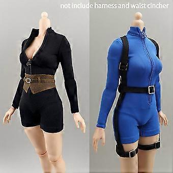 Tuta con collo alto in scala 1:6 per action figure femminile da 12 pollici