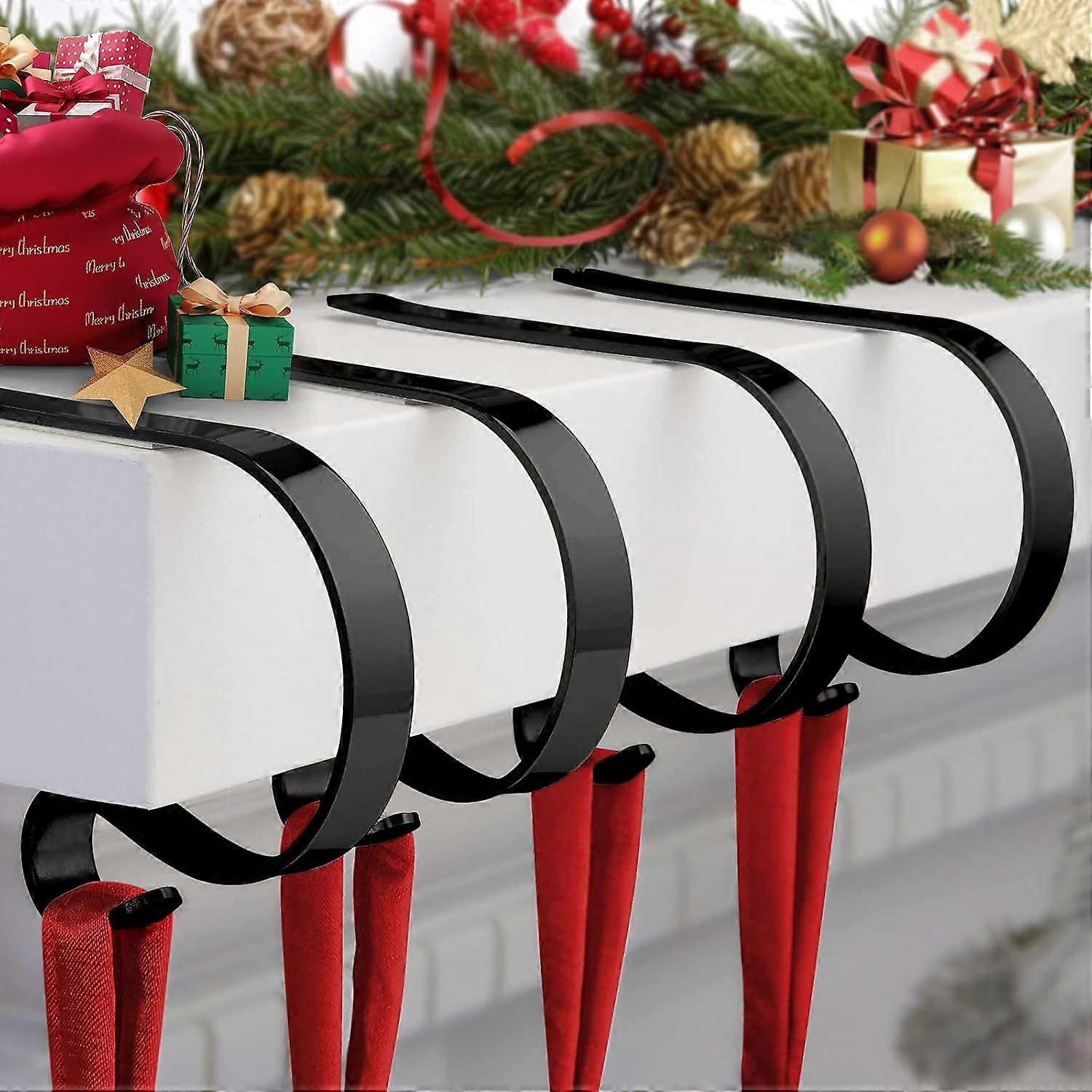Christmas Stocking Holders for Mantle - Stocking Hooks
