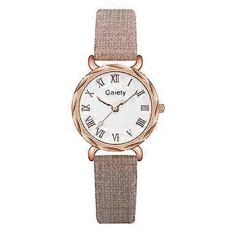 Galety Women's Quartz Watch Gift with Strap, Sleek Minimalist Fashion Dial, Alloy Head and PU Band, 20mm Surface