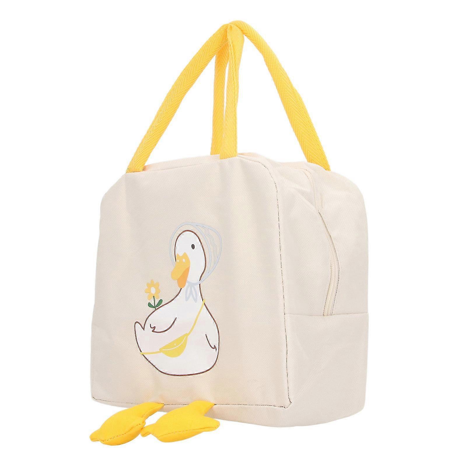 Sturdy Duck Pattern Thermal Lunch Bag