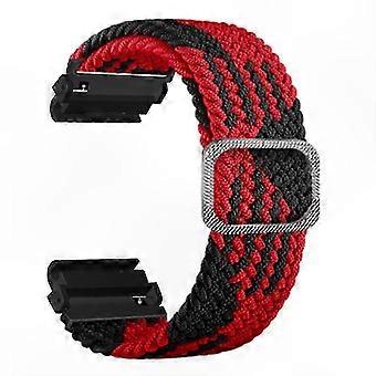 Verstellbares Nylon-Sportarmband für 20-mm-Uhren mit PC-Anschluss, kompatibel mit der Garmin Fenix-Serie