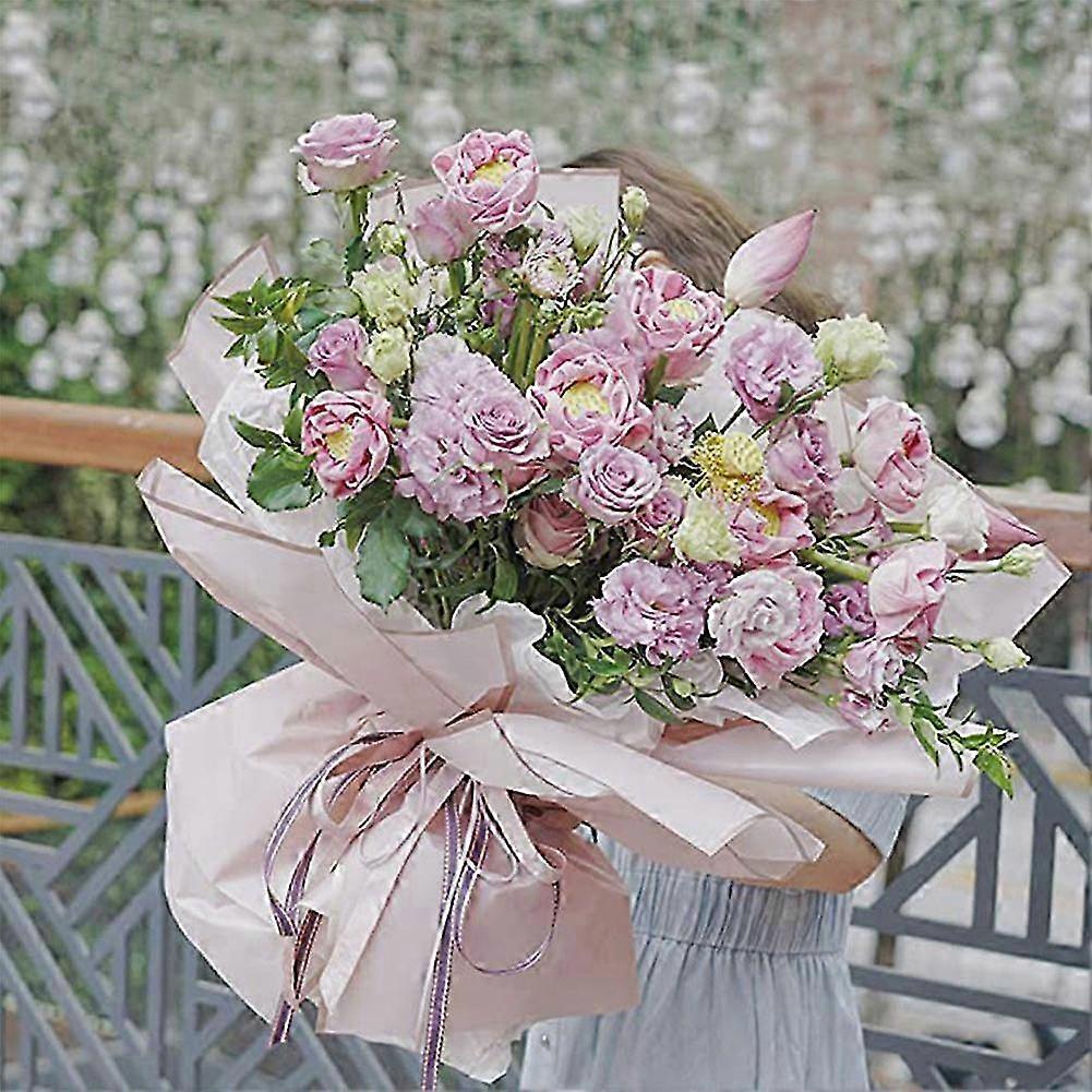 Floral Wrapping Sheets Waterproof Matte