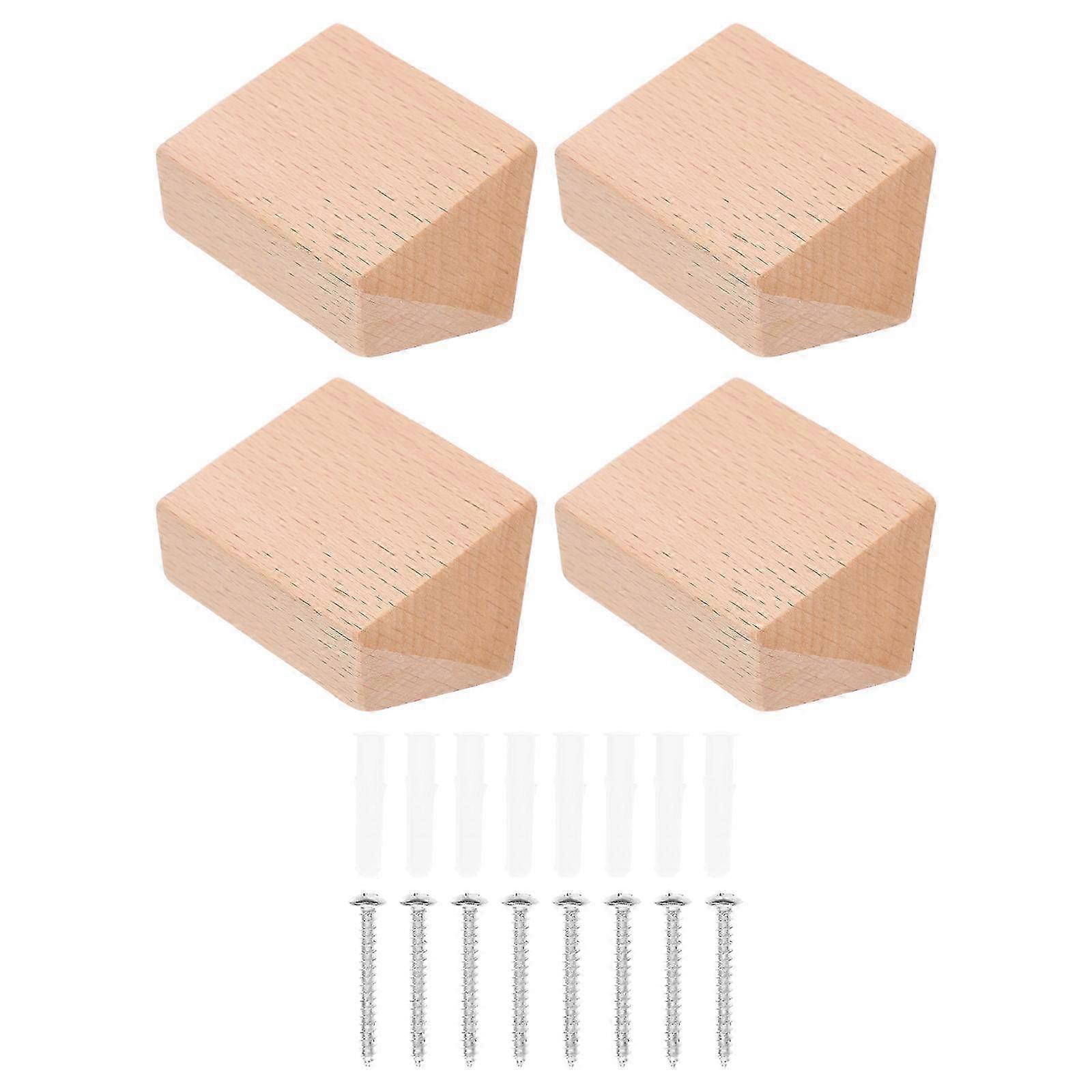 Beech Wooden Wall Hook Set