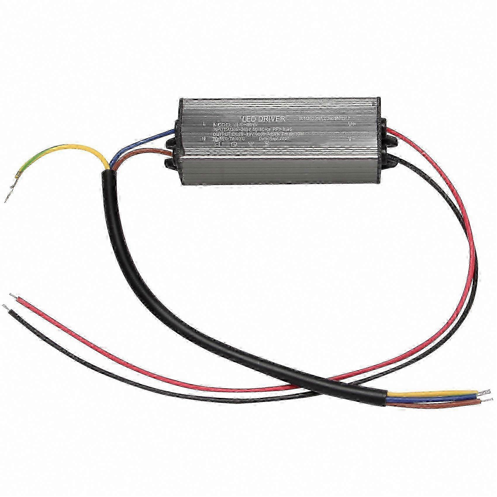 Waterproof 30W LED Power Supply Constant Current Driver Transcompatible withmer