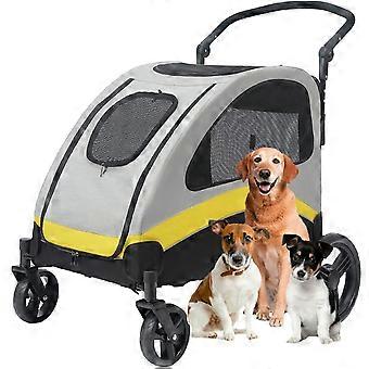 Hundebuggy - Hundeanhänger - Fahrradanhänger - Hundeanhänger - Kinderwagen - Klappbar.