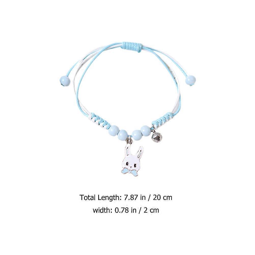 Braided Bracelet Couple String Bracelets Adjustable Handmade 2Pcs