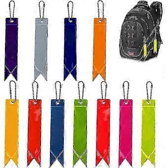 Reflektierende Anhänger, 11pcs Sicherheit Reflektor Anhänger, Kinder Reflektor Anhänger, Streamer Sicherheit Reflektor, für Schultasche Kleidung Rucksack Radfahren Walking Run