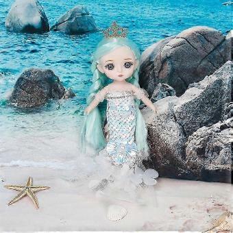 26-27 Inch Articulated Mermaid Doll