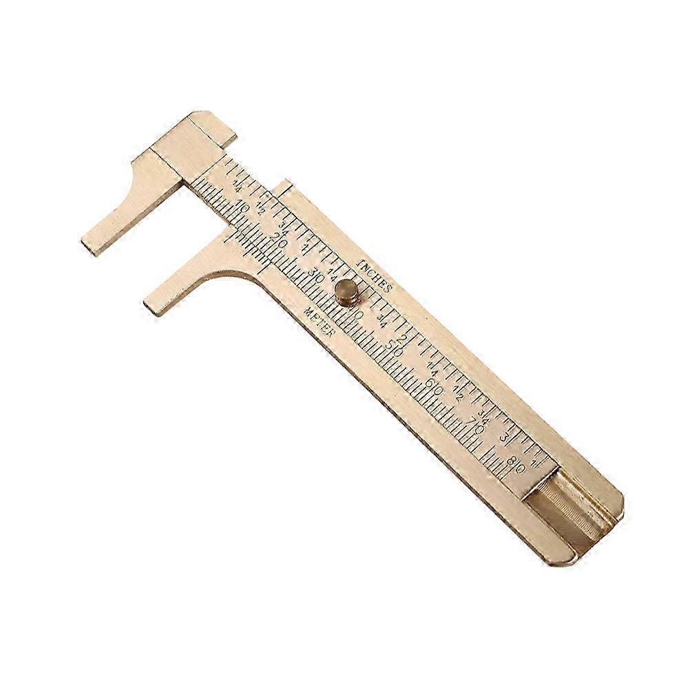Solid Copper Vernier Caliper Millimetre Inch