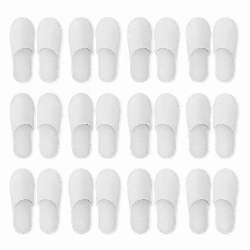 White Disposable Spa Slippers