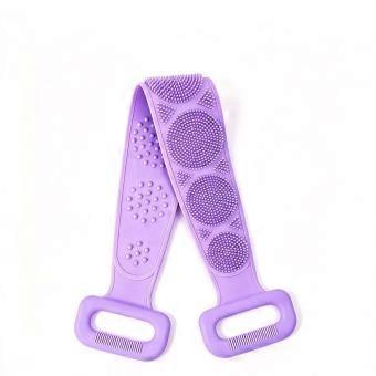 Double Sided Silicone Back Scrubber, Helps remove surface dirt and gently slough off dead skin, so skin feels clean and refreshed after washing