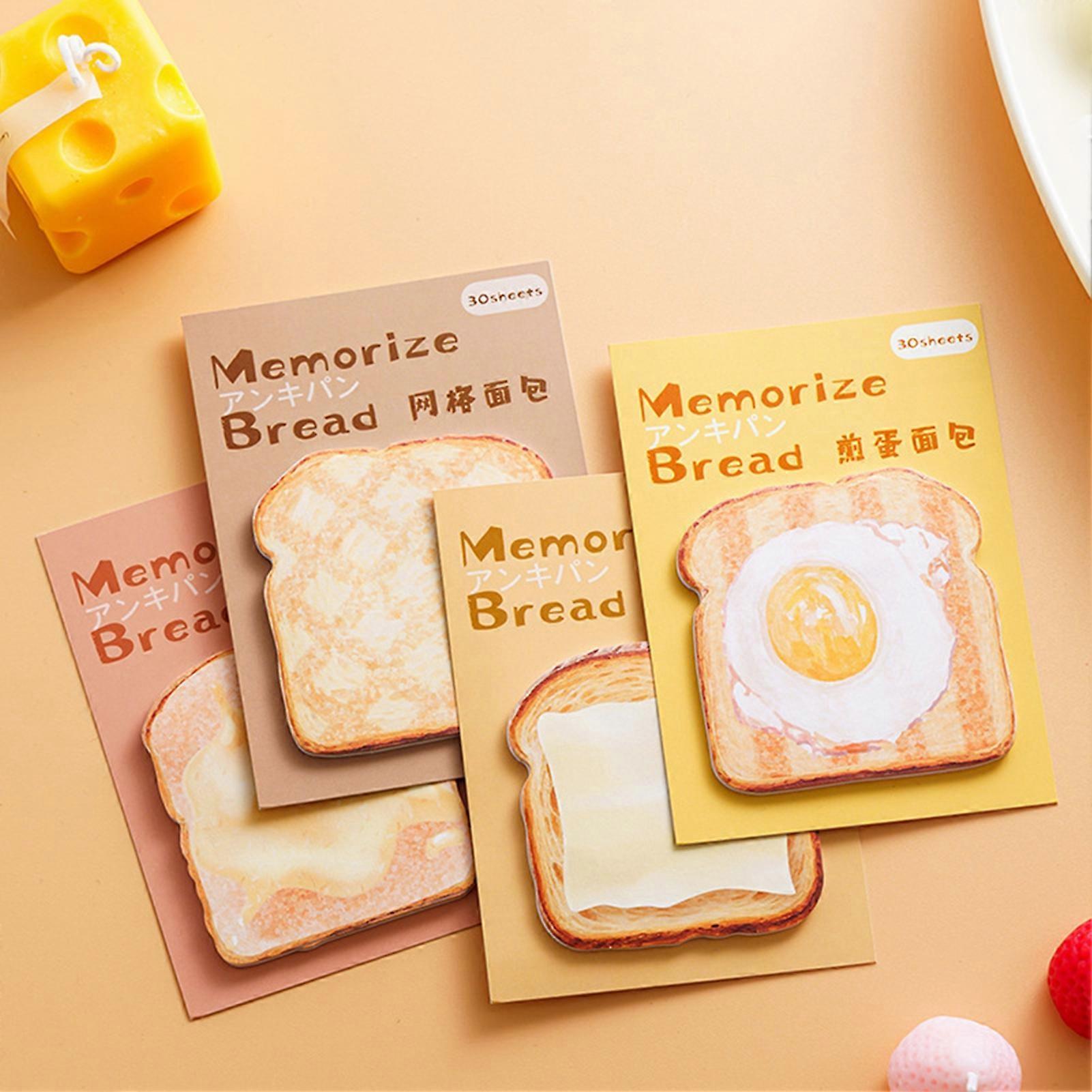 Bread Style Sticky Notes 30 Sheets