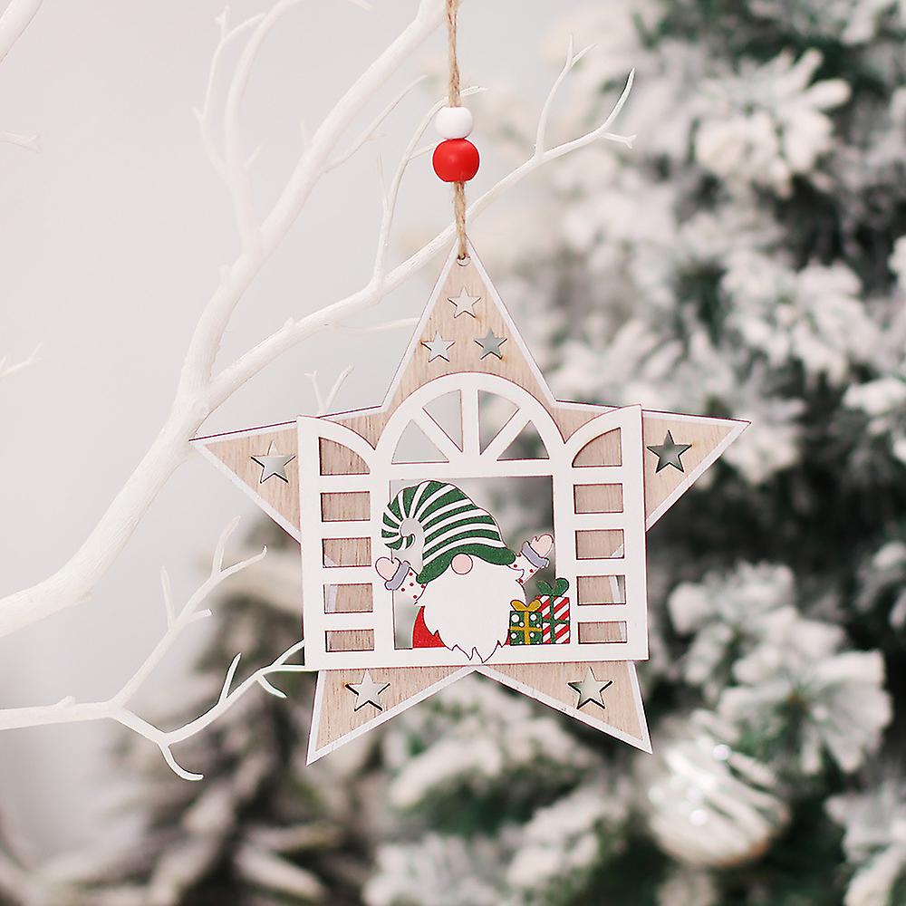 Weihnachtsbaumbehänge Holzanhänger