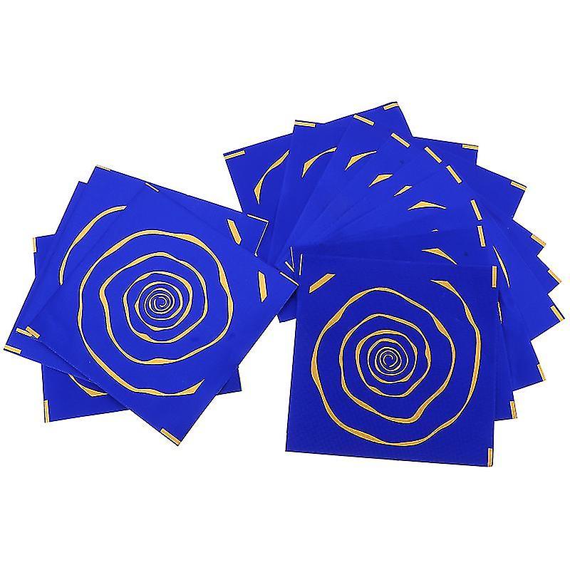 10X10x0.1cm Blue Wrapping Paper 100pcs Creative Candy Wrapping Papers Baking Wrapper Chic Candy Wrap